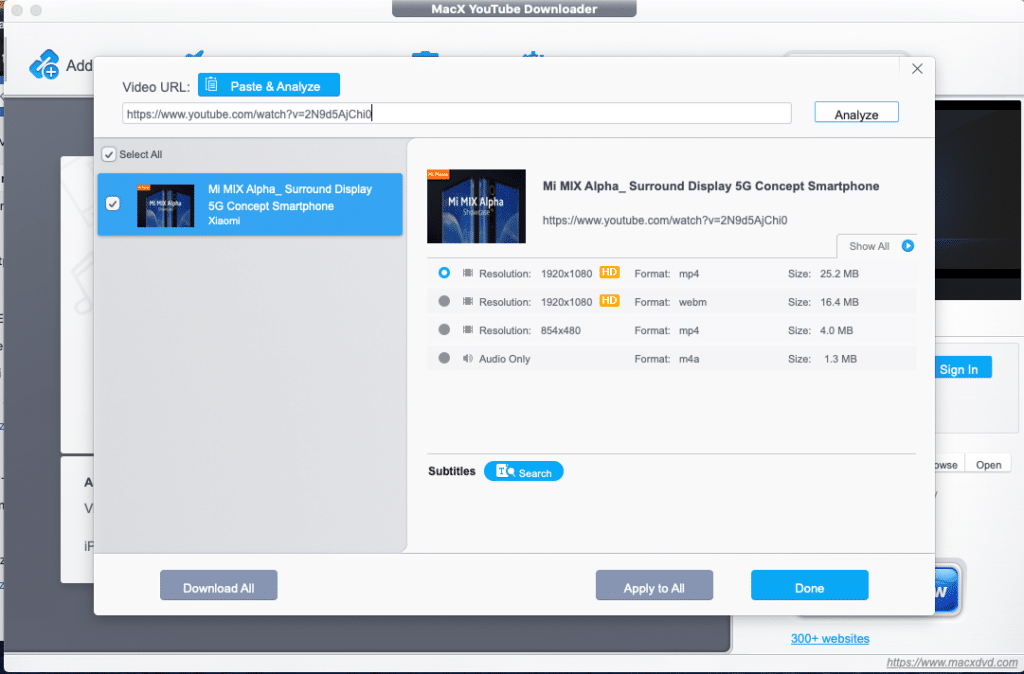 macx youtube downloader pobieranie z youtube