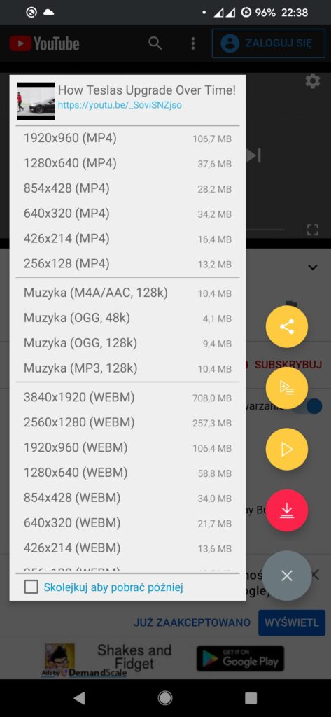 pobieranie z youtube tubemate